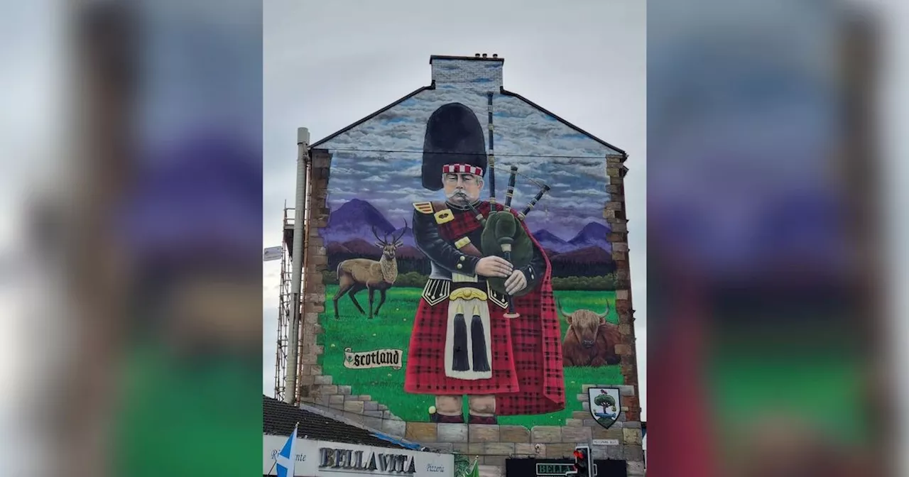 Third and final Cardonald mural unveiled as series celebrating area's history complete