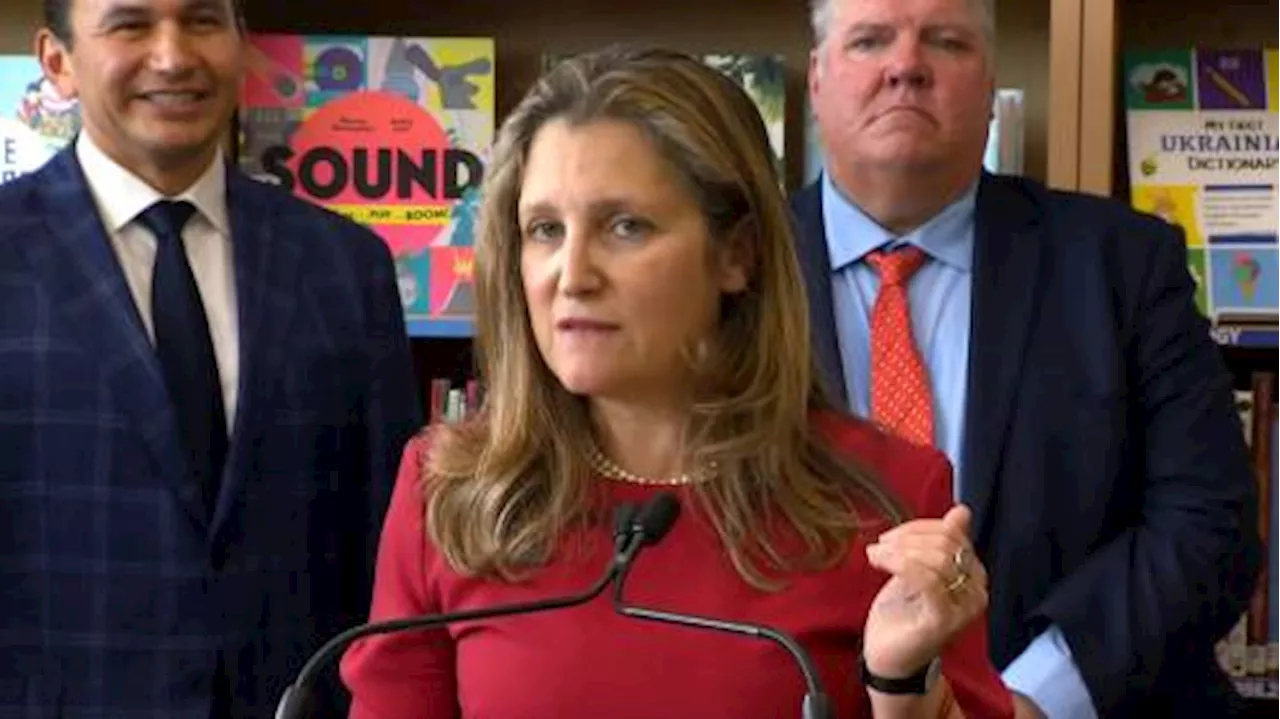 Freeland ‘absolutely confident’ that ‘vast majority’ of Liberal caucus supports Trudeau