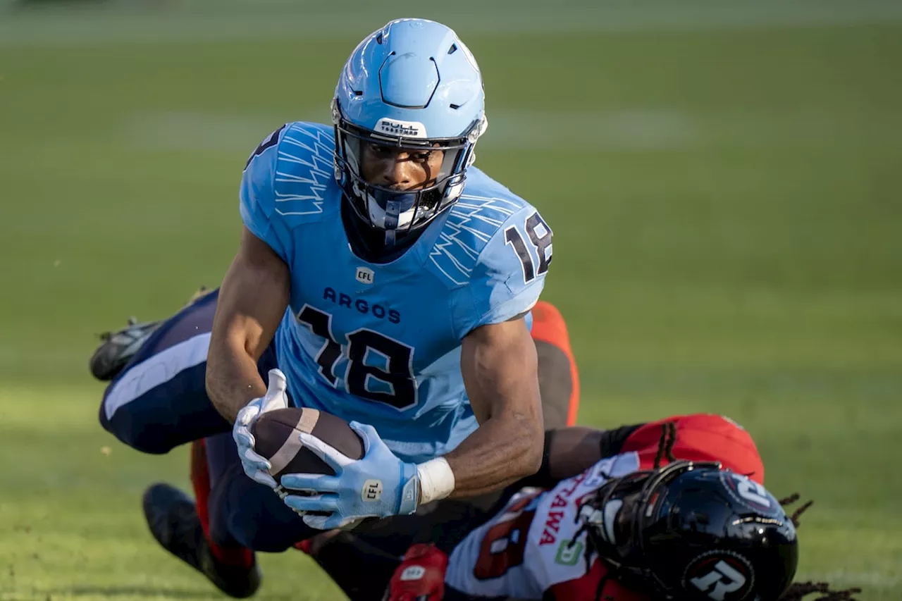 Toronto Argonauts clinch second in East Division with home win over Ottawa Redblacks