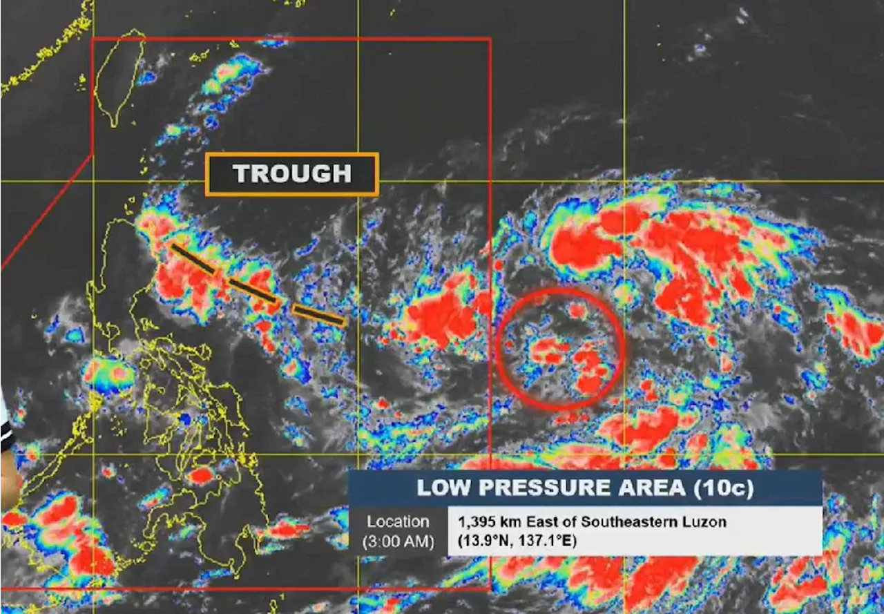 Low-Pressure Area East of Luzon May Develop Into Tropical Depression Kristine