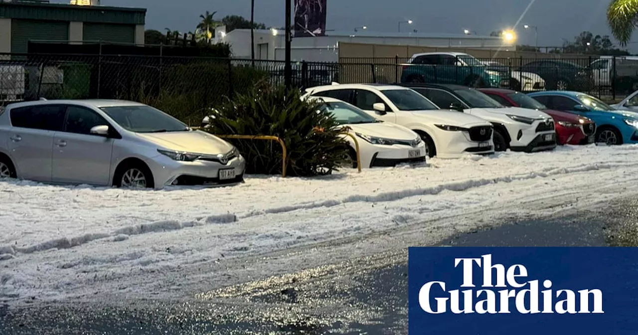 Queensland warned of severe thunderstorms and large hail after east coast battered by wild weather