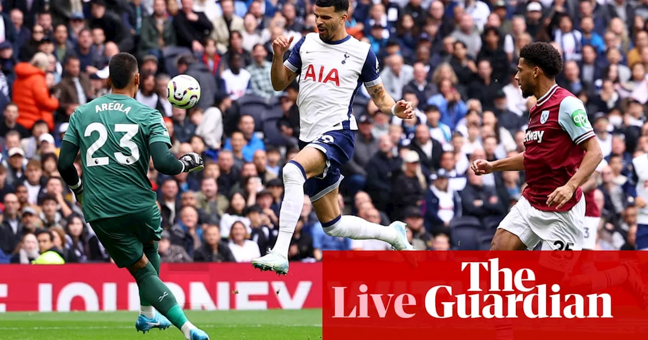 Tottenham Hotspur v West Ham United: Premier League