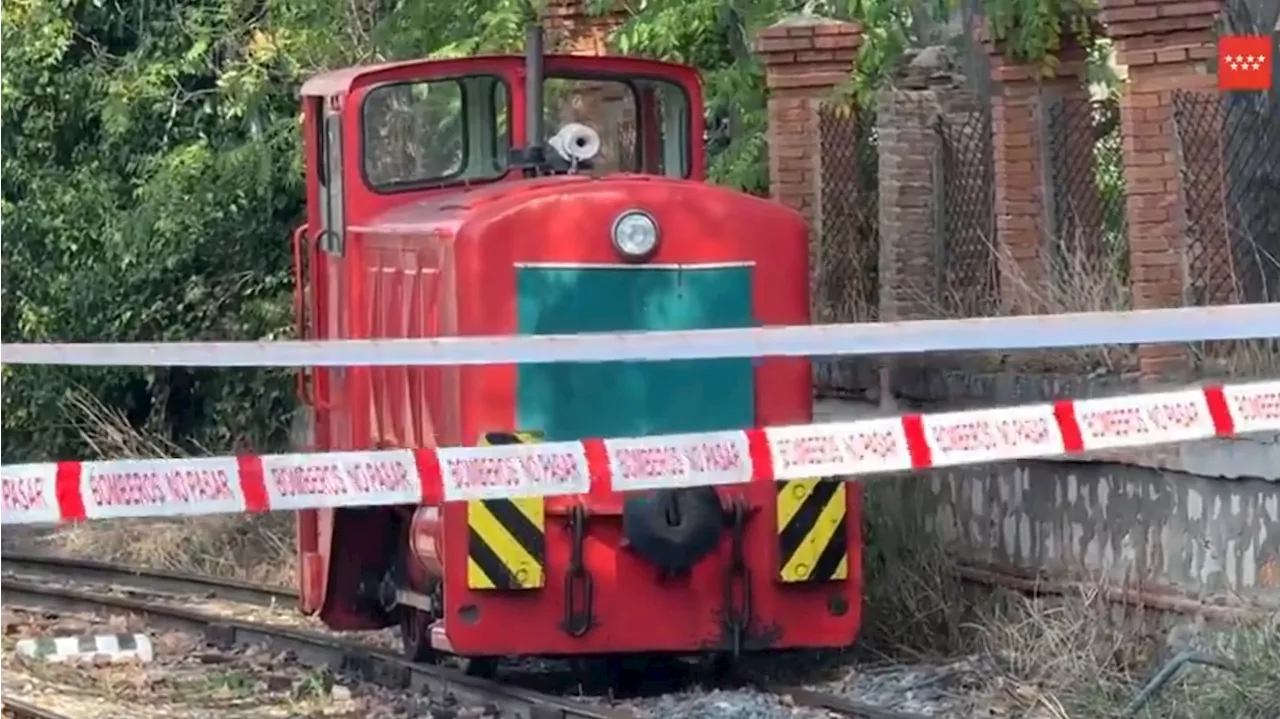 Muere un empleado atropellado por un tren turístico en Arganda del Rey