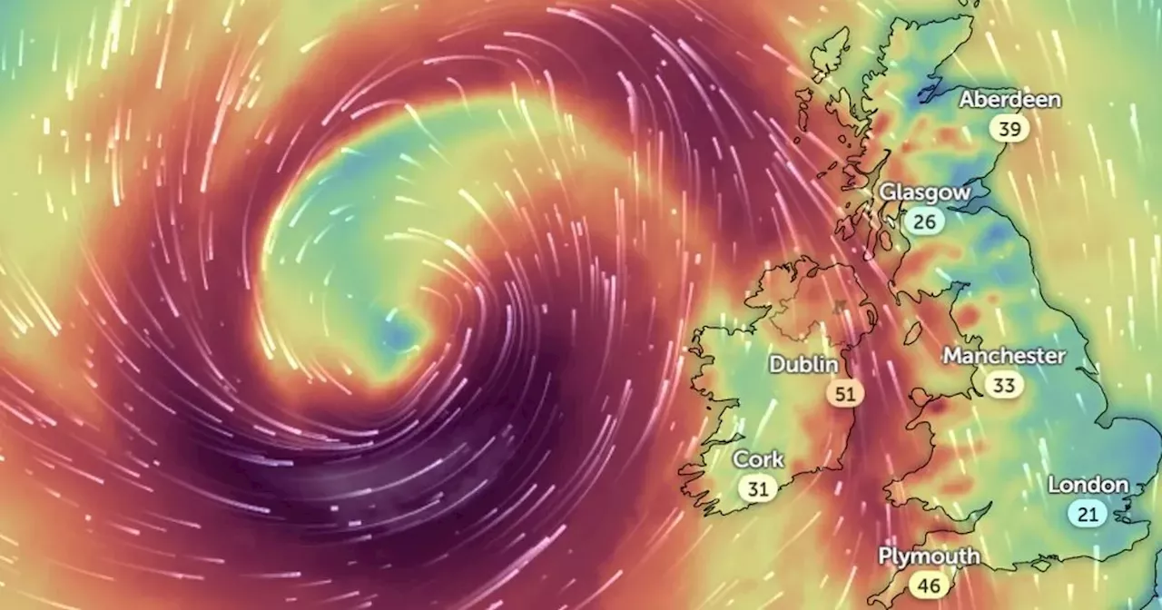 Met Eireann issues major Storm Ashley updates affecting hundreds of thousands