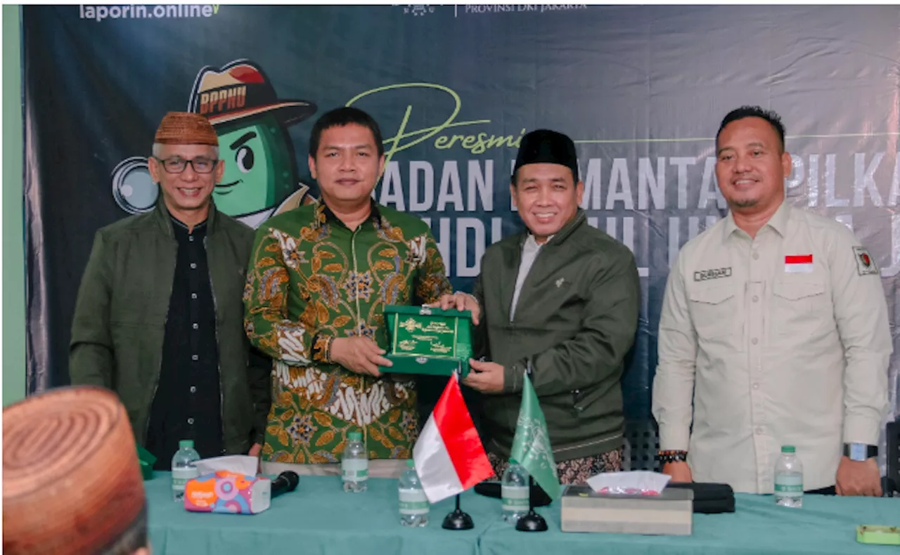 Pilgub Jakarta 2024: PWNU, KPU dan Bawaslu Jakarta Resmikan Badan Pemantau Pilkada NU