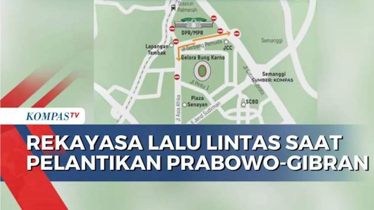 Simak! Begini Rekayasa Lalu Lintas Sekitar Gedung DPR-MPR saat Pelantikan Prabowo-Gibran