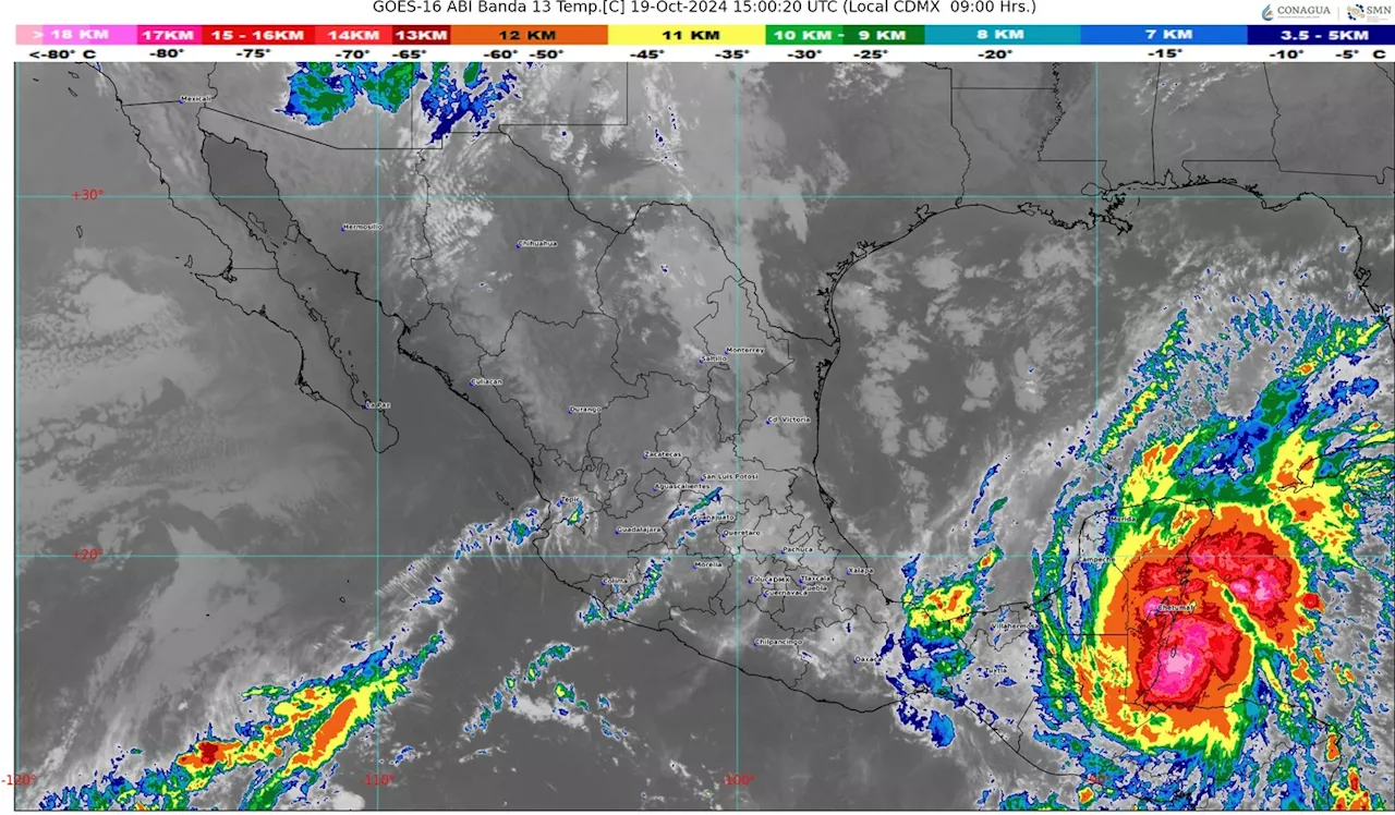 Nadine y el frente frío generan condiciones severas en el sureste