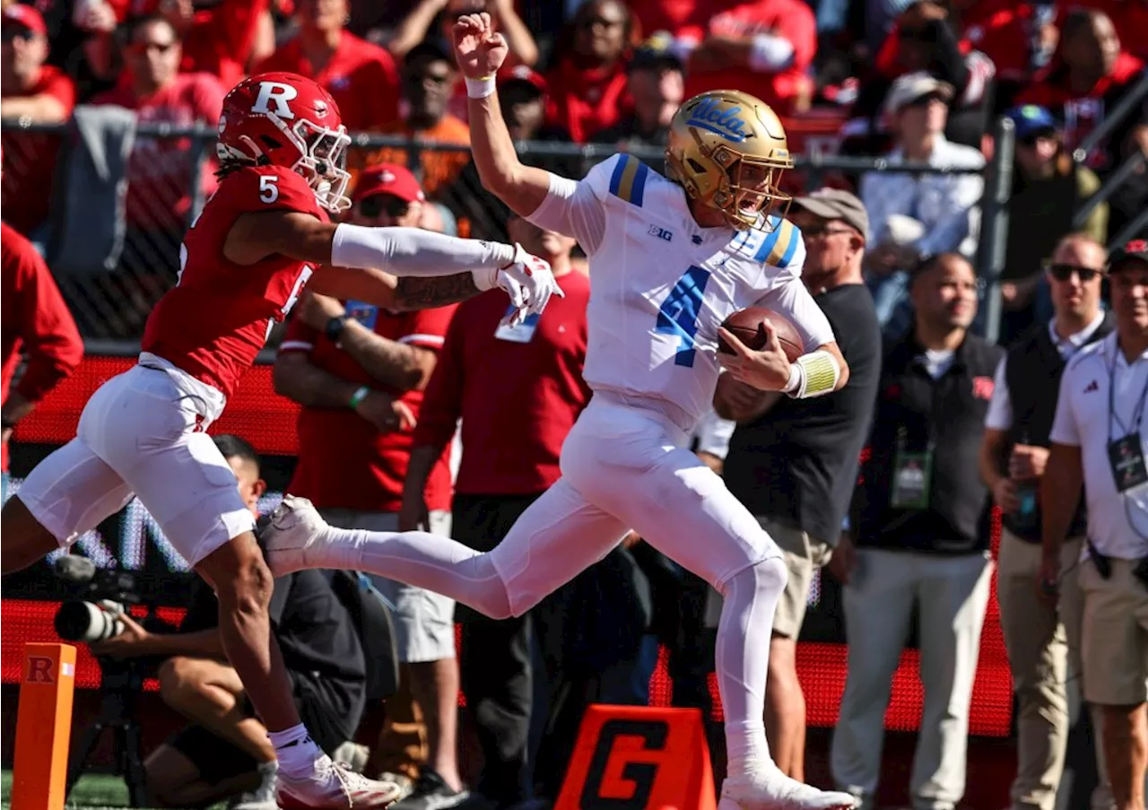 UCLA wins 1st Big Ten game on Ethan Garbers’ big day