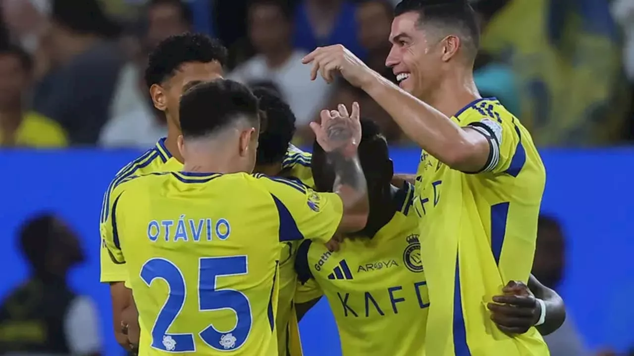 Com gol salvador de Cristiano Ronaldo, Al Nassr vence Al Shabab