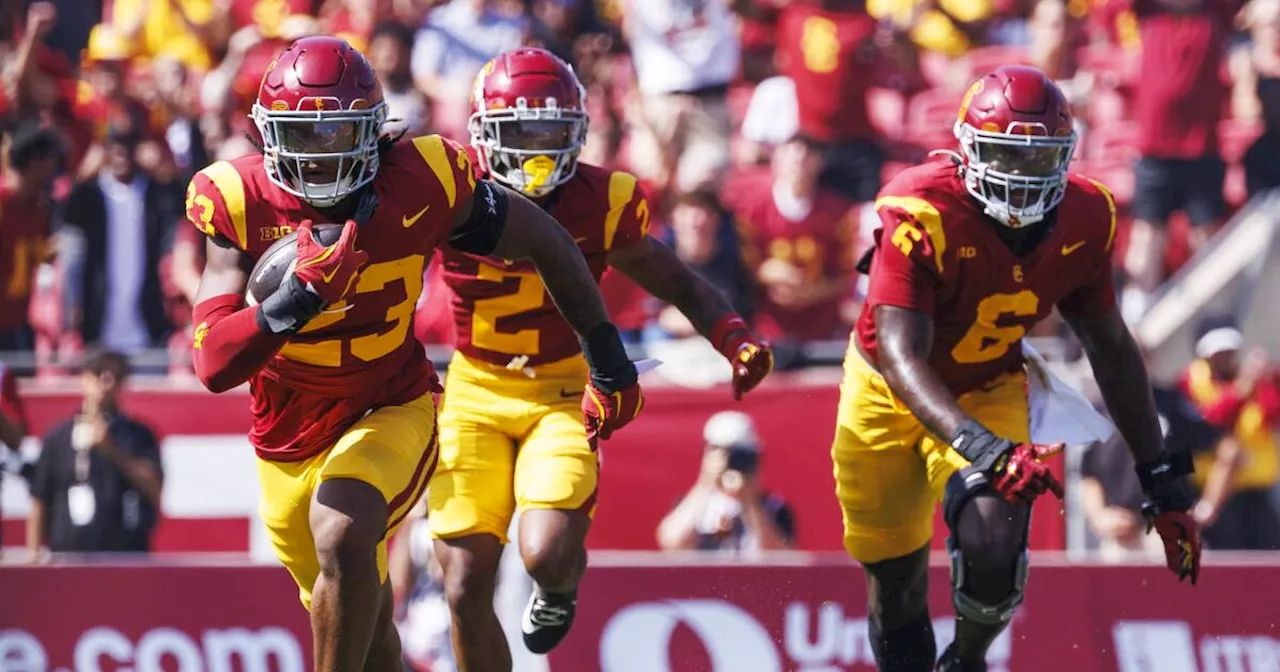 USC vs. Maryland live updates: Ja'Kobi Lane's acrobatic catch gives Trojans the lead