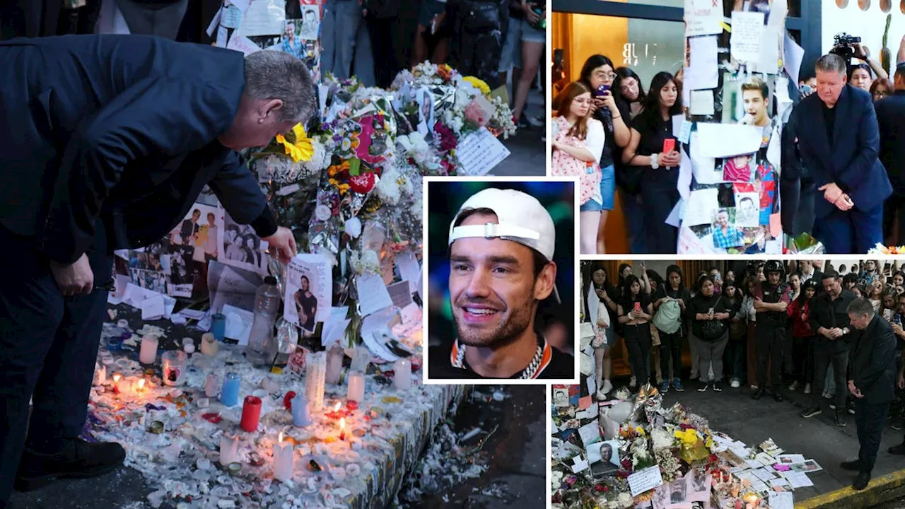 Devastated Father Reads Fan Tributes Outside Argentinian Hotel Where Liam Payne Died