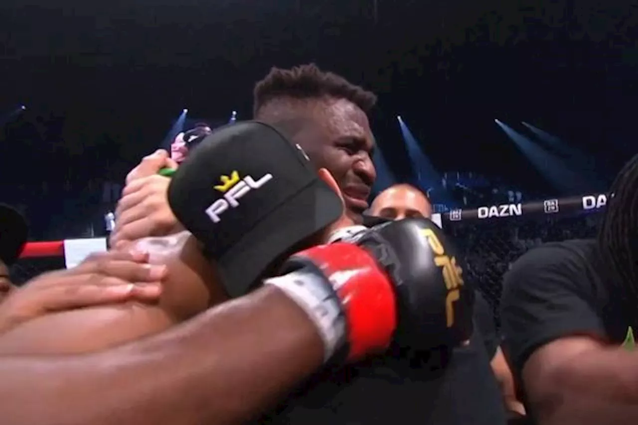 Francis Ngannou s'impose par K.-O. en trois minutes pour son retour en MMA avec le PFL