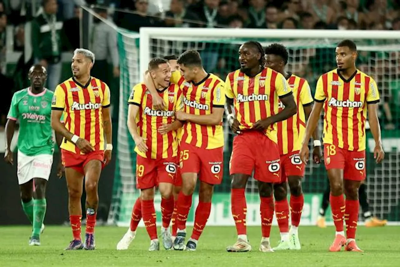 Lens assure et retrouve le succès à Saint-Etienne après cinq matches nuls en Ligue 1