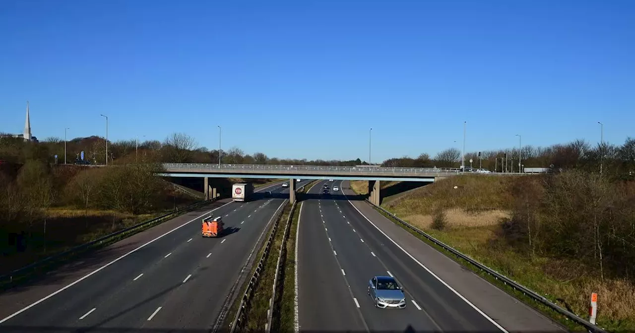 M61 live updates as crash causes 'severe delays'