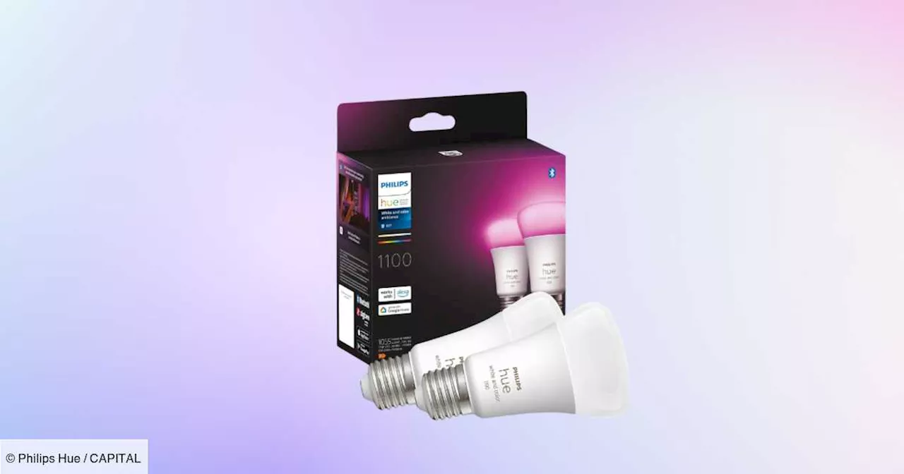 Philips Hue : personnalisez votre décoration intérieure avec ces deux ampoules connectées en promotion