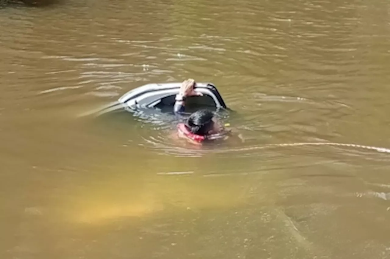 Three children dead, nine-year-old critical and six others rescued after MPV skids into river in Lawas, says Sarawak Fire Dept