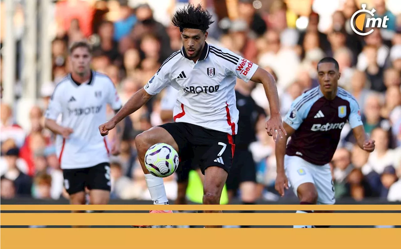 Raúl Jiménez anota en la caída del Fulham ante Aston Villa