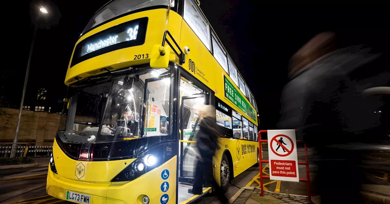 Passenger numbers 'increasing week by week' on new Manchester night buses