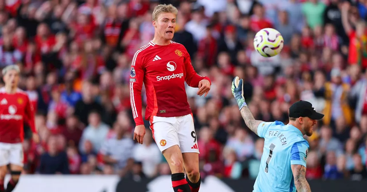 Rasmus Hojlund pokes fun at Man Utd social media blunder after goal vs Brentford