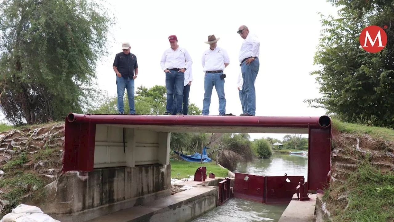 Supervisan diques del sistema lagunario de la zona sur de Tamaulipas