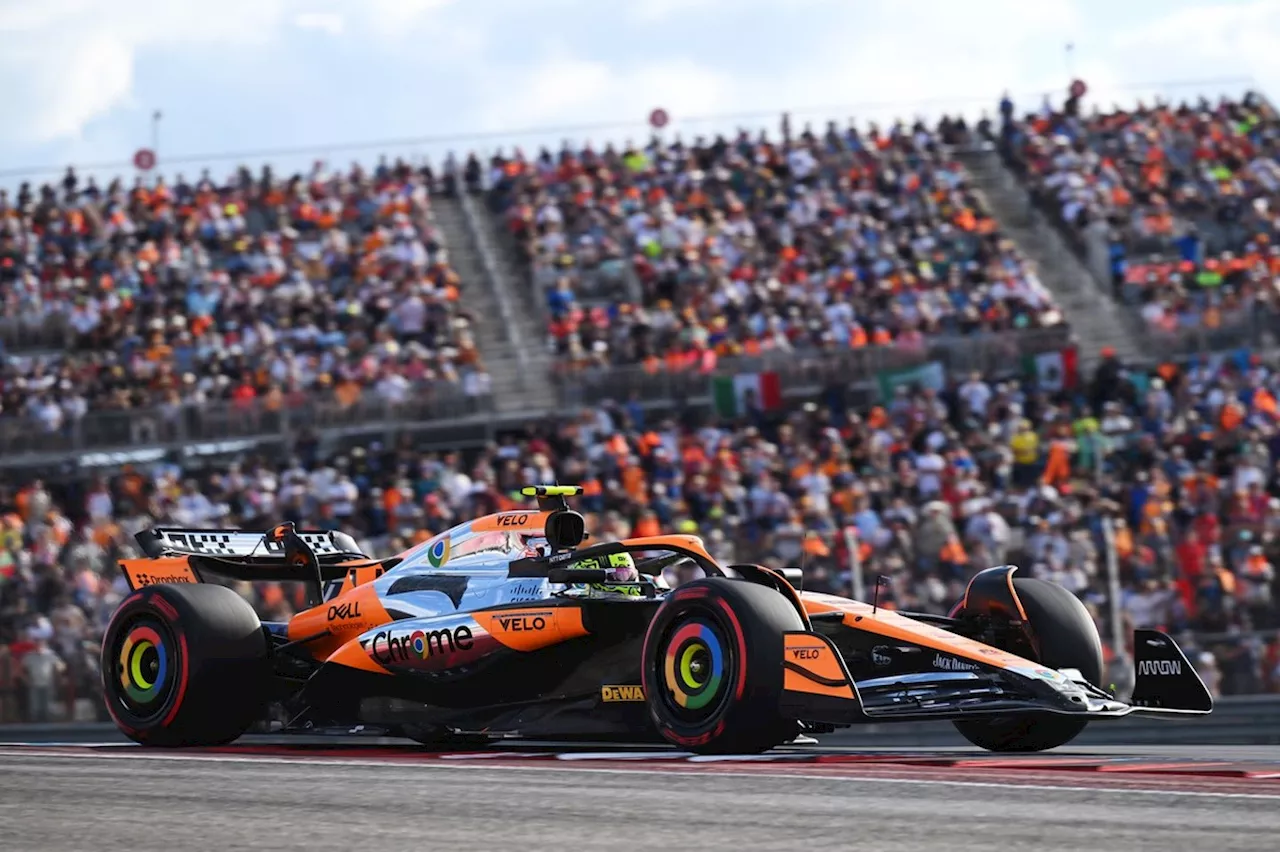 F1 US GP: Norris beats Verstappen to pole as Russell crash curtails qualifying