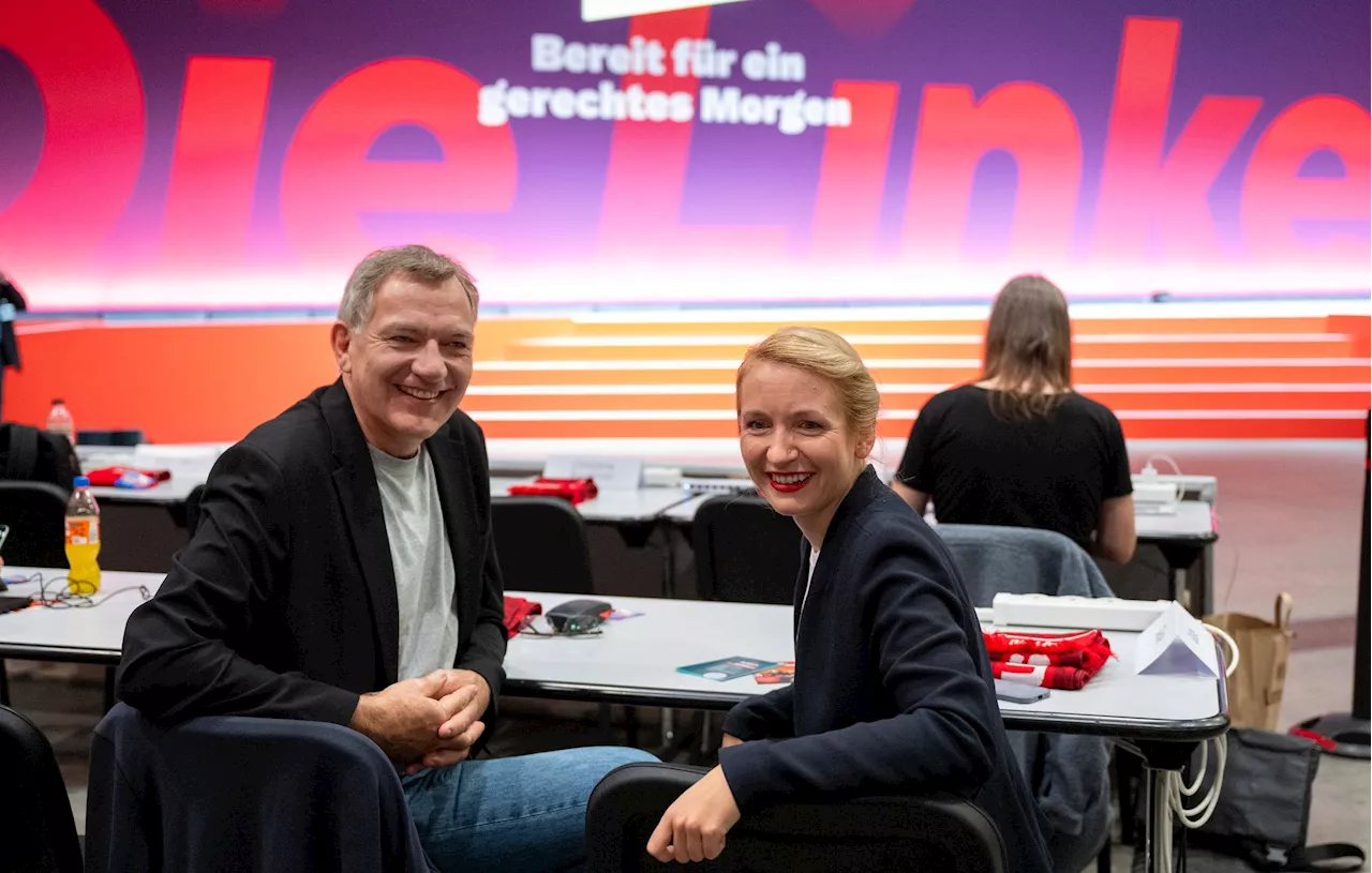 Neue Führung für die Linke: Van Aken und Schwerdtner wollen Partei aus der Krise führen