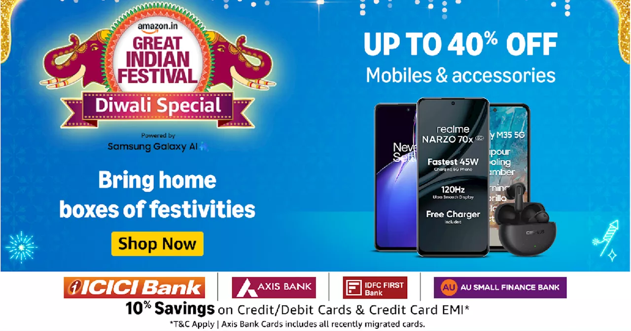 Amazon Diwali Sale ने महंगाई को दिखाया ठेंगा, एक झटके में 39% तक कम हो गई Android Smartphones की कीमत