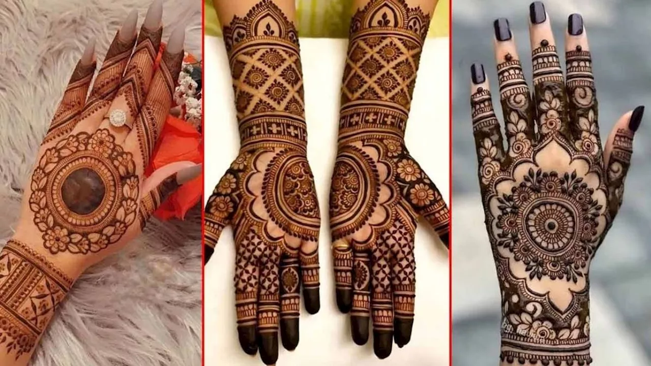 karwa chauth 2024 Mehndi Designs: कभी नहीं देखे होंगे मेहंदी के ट्रेंडी और यूनिक डिजाइन, यहां से करें सेव