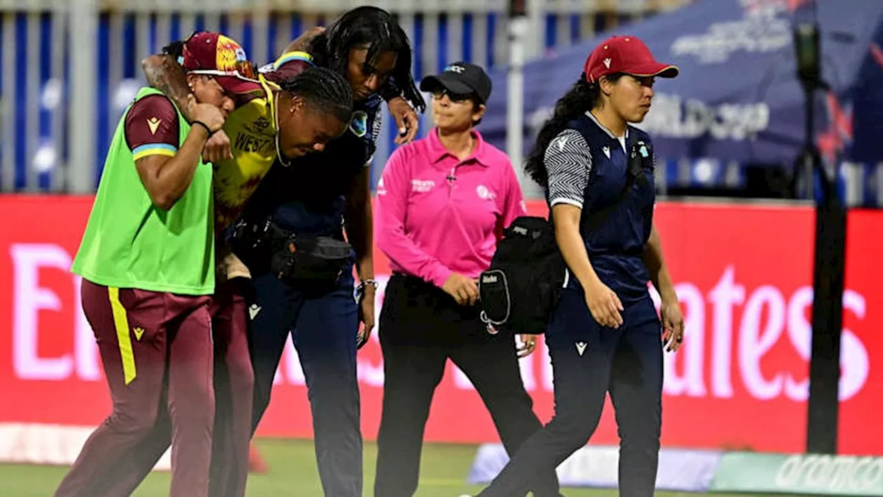 Chinelle henry Injury: सेमीफाइनल मैच में हुआ बड़ा हादसा, खिलाड़ी के सिर पर लगी बॉल, तुरंत छोड़ा मैदान