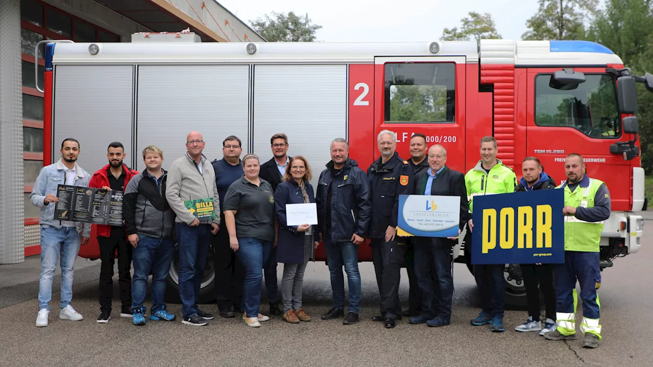 Große Solidarität mit der Kremser Feuerwehr