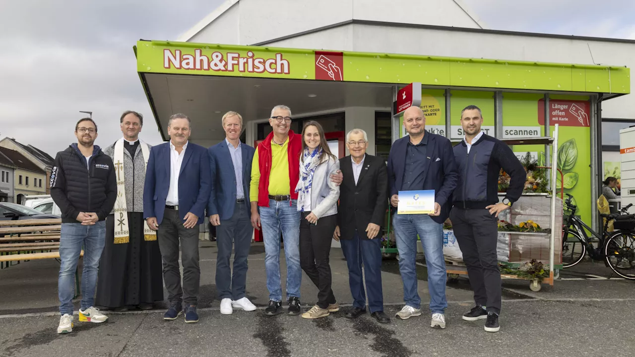 Hybridmarkt in Thaya ist eröffnet: Einkaufen nun sieben Tage die Woche