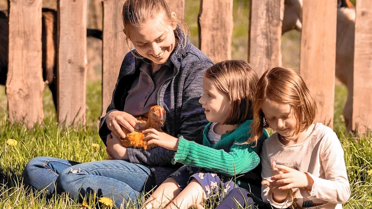 Kinder lernen das Leben am Bauernhof kennen