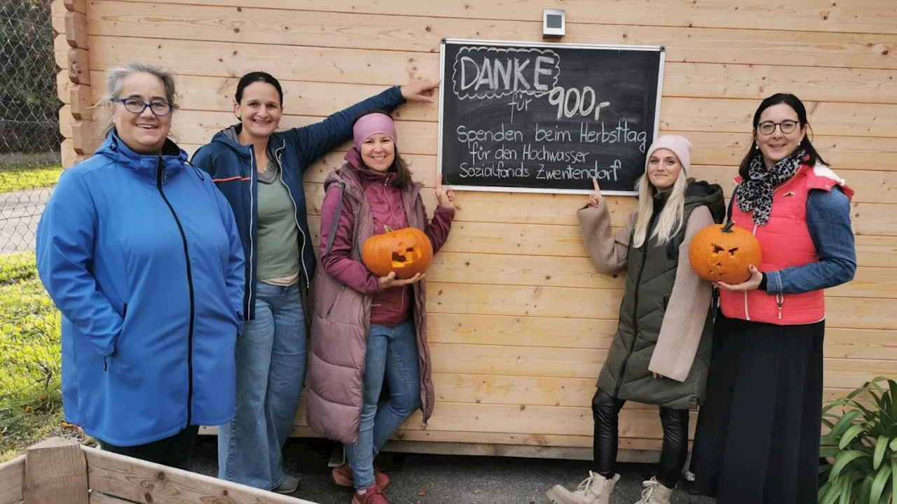 Kürbis schnitzen statt einem großen Herbstfest in Maria Ponsee