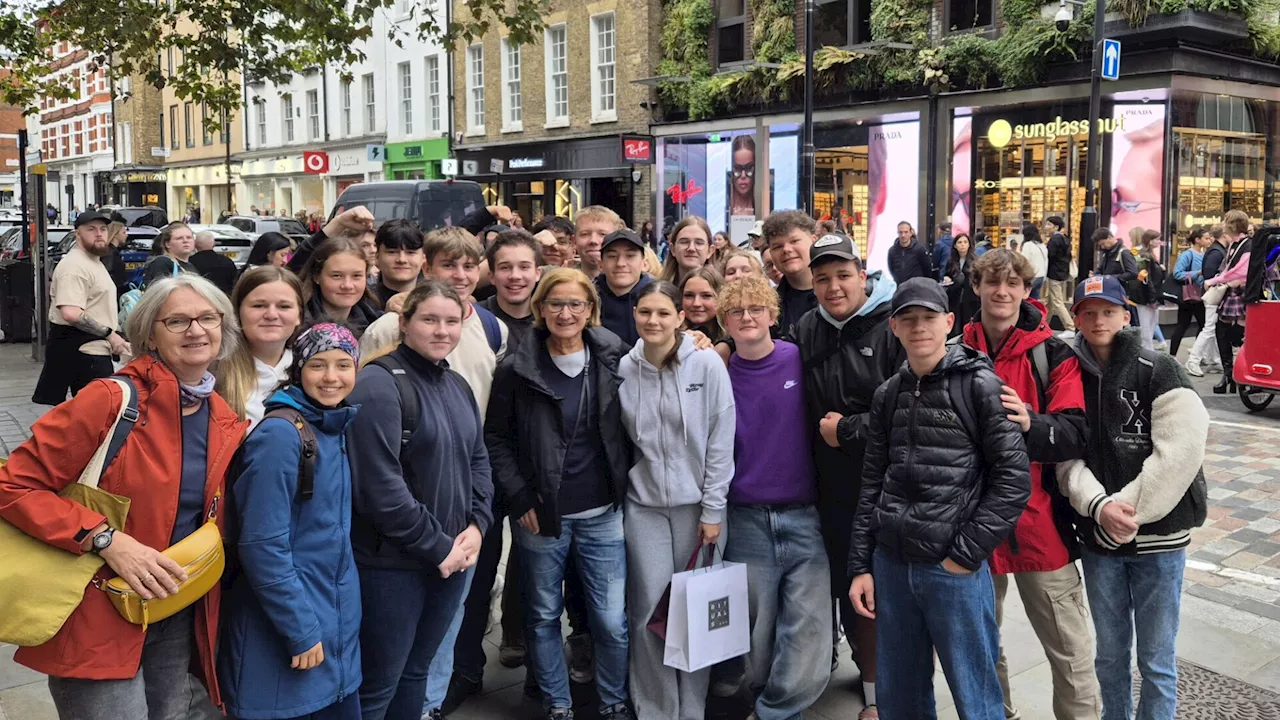 Überraschendes Treffen auf der Straße in London