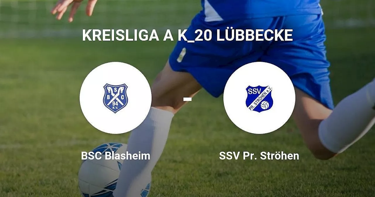 SSV Pr. Ströhen ergibt sich dem BSC Blasheim