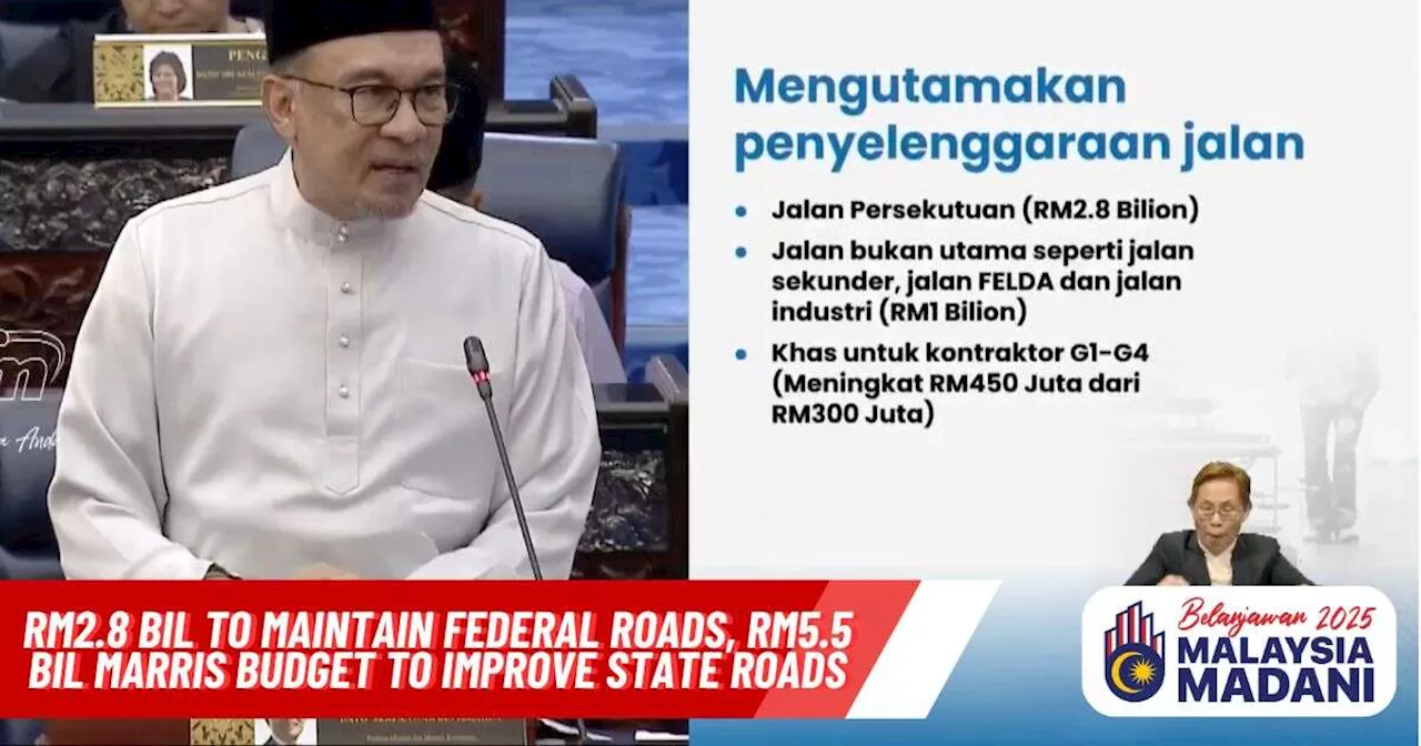 Malaysia Allocates RM9.75 Billion for Road Maintenance and Safety