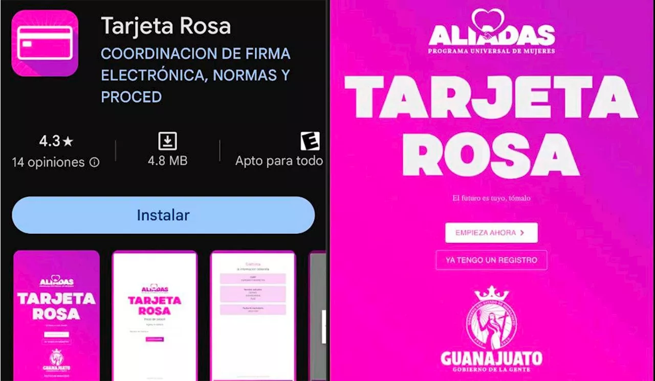 Detectan app 'sospechosa' de la Tarjeta Rosa en Guanajuato, ¿qué se sabe al respecto?