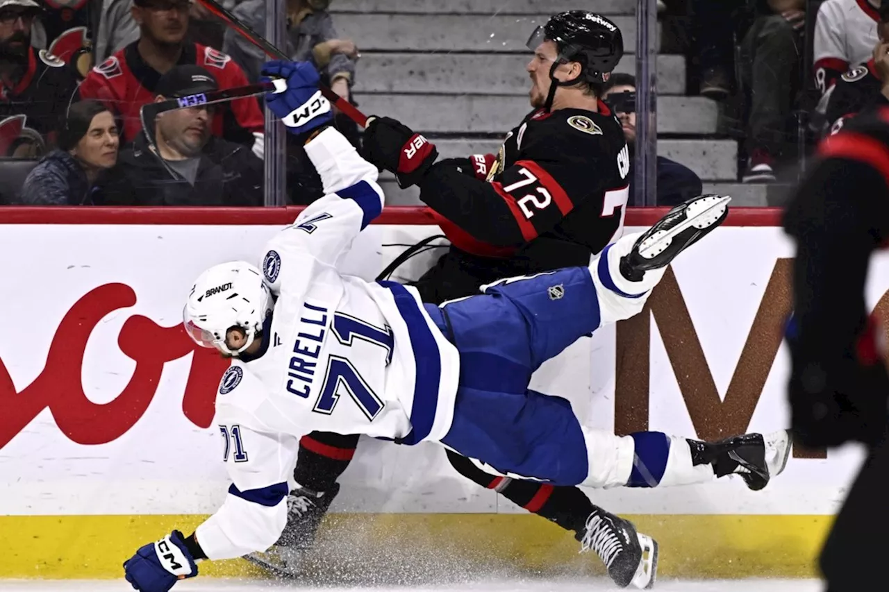 Batherson has three points to lead Senators to 5-4 win over Lightning