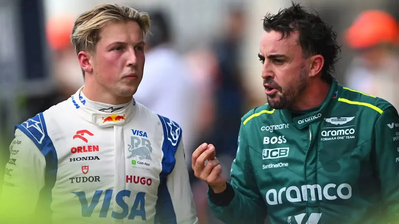 Fernando Alonso aims fresh dig at Liam Lawson after 'idiot' US GP team radio rant