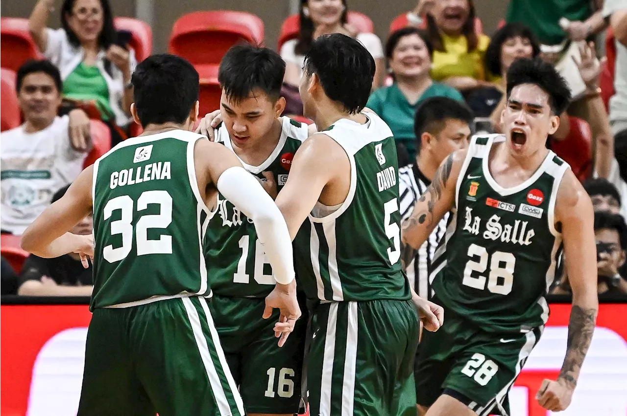 UAAP champion La Salle barges as first team to Final Four after beating Adamson