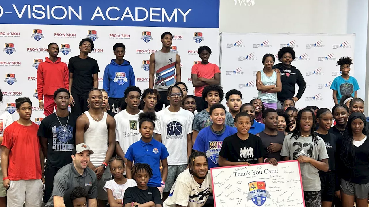 Houston Rockets' Cam Whitmore Continues To Give Back to the Community