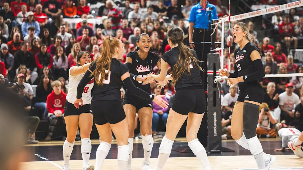 Nebraska Volleyball Dominates Ohio State, Sweeps Weekend Road Trip