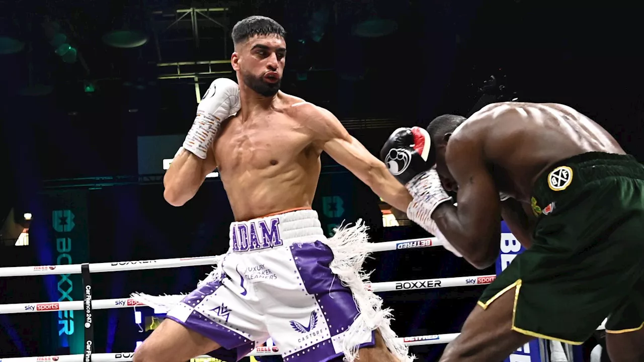 Adam Azim delivers stunning finish to take out Ohara Davies in eight rounds