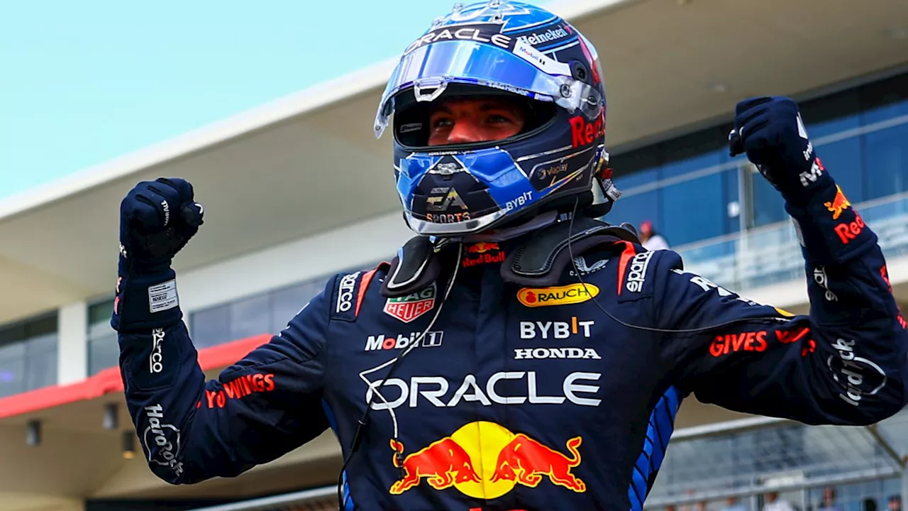 Verstappen Ends Victory Drought in US Grand Prix Sprint