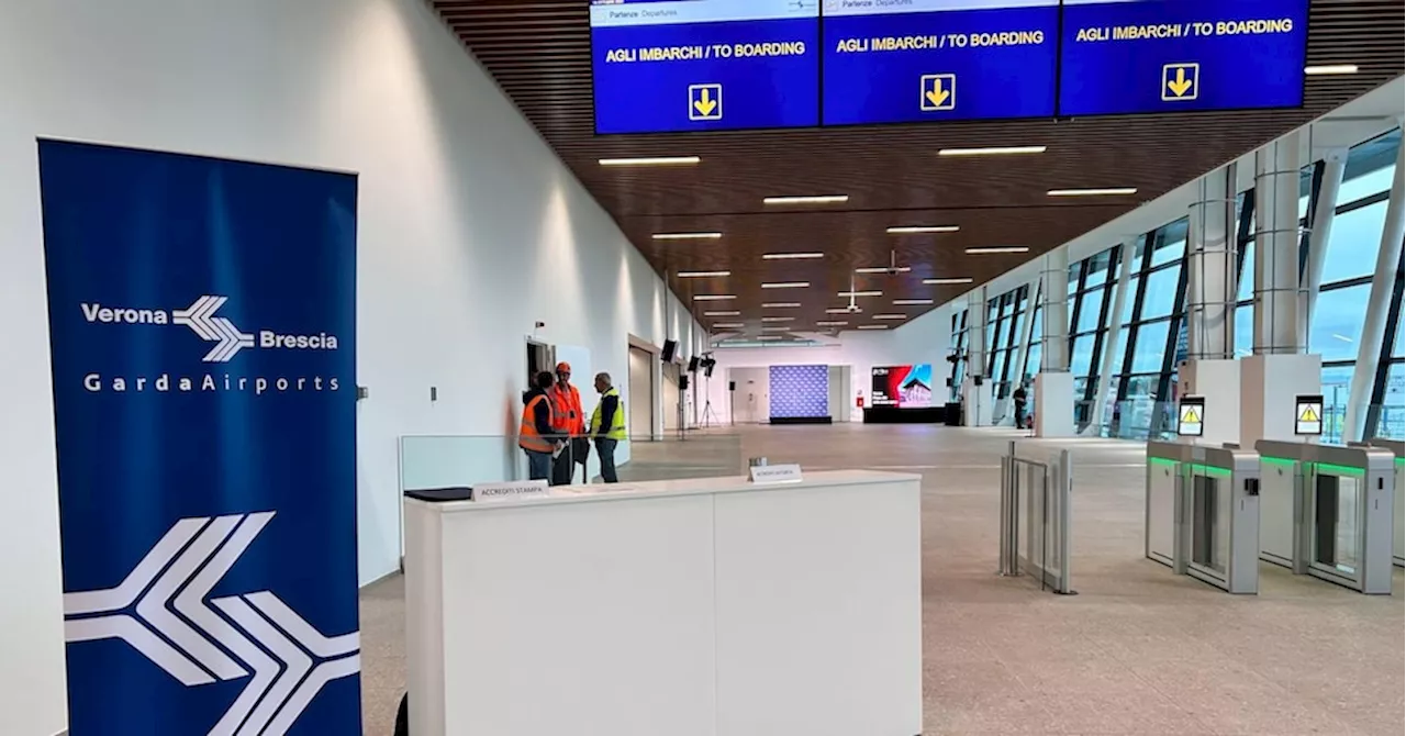 Aeroporto di Verona, realizzato l’80% dei lavori del nuovo terminal passeggeri