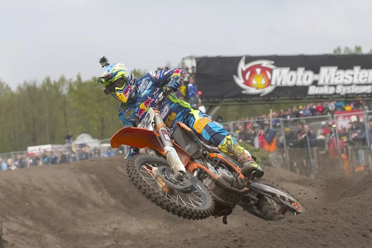 Tony Cairoli (KTM) nach Crash: Hand gebrochen