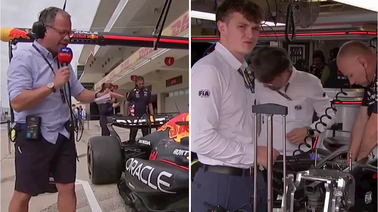 Red Bull mechanics ‘block’ Sky Sports cameras as reporter can’t believe what he was seeing