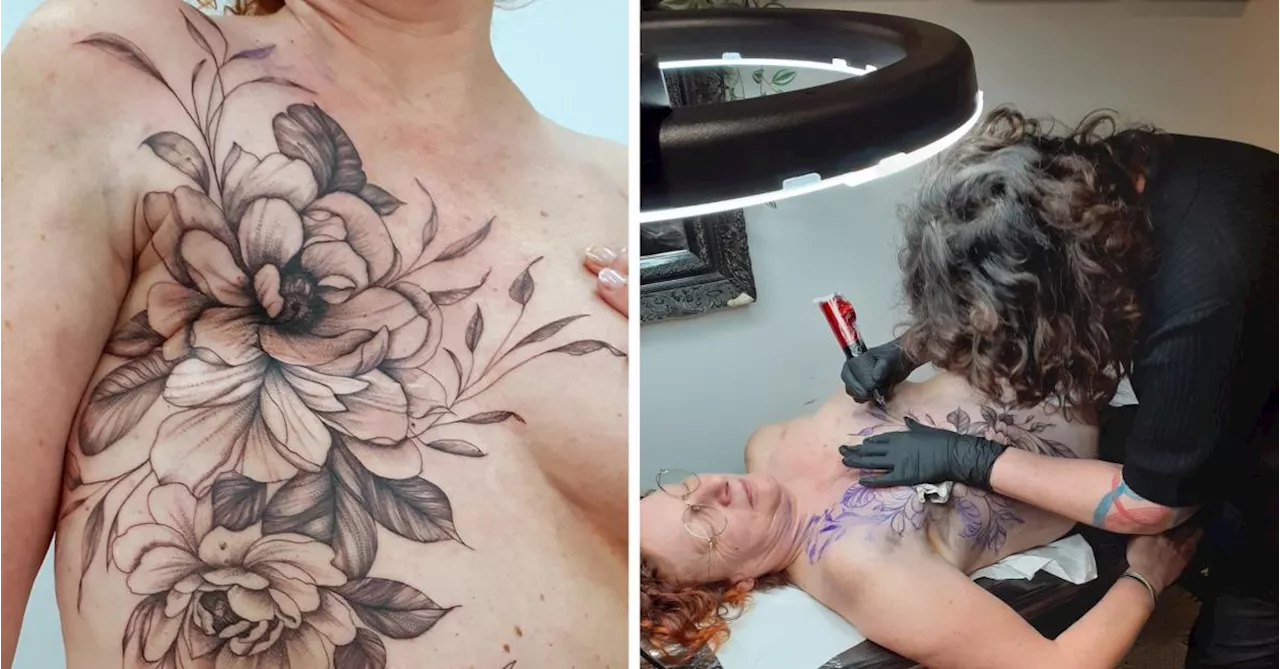 Bénédicte, de Lens, a choisi un autre type de reconstruction après son cancer du sein : « Avec mon tatouage, j