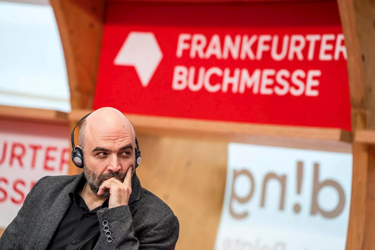 Roberto Saviano an Frankfurter Buchmesse