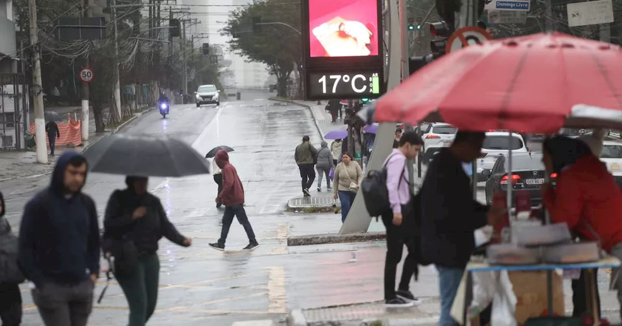 Tempestade virou garoa: Defesa Civil atualiza alerta e diz que São Paulo terá chuvas mais amenas